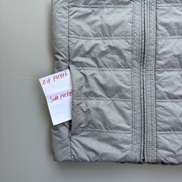 Nike Essential Filled Puffer Vest Women Small Purple Grey AQ3568-065 Gorpcore - Picture 7 of 10
